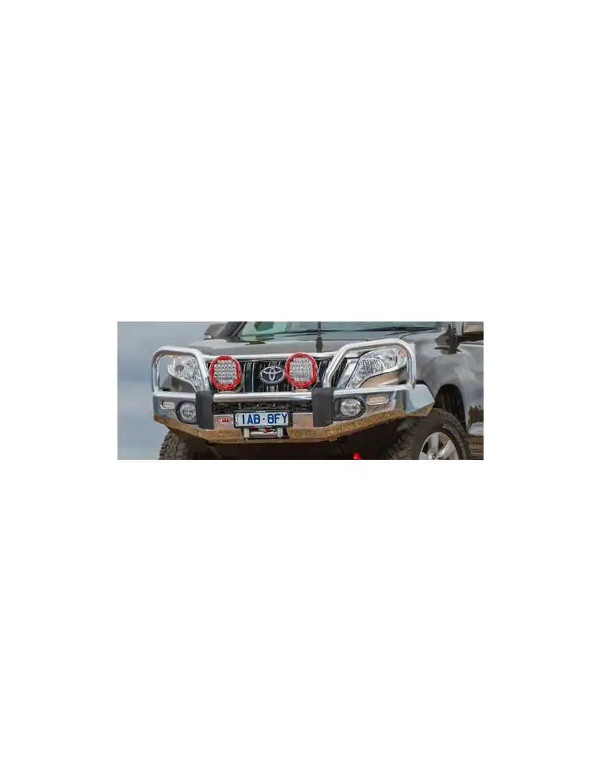 Chrome bumper for winch with ARB bull bar - Toyota Land Cruiser Prado 150