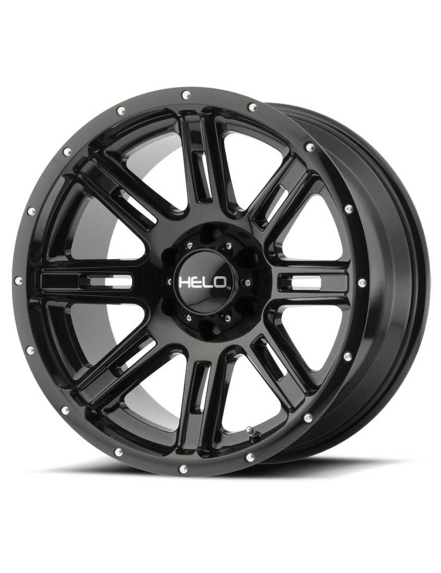 Felga aluminiowa 9x20" 6x114,3 ET18 HELO Model 900 Czarny połysk- Nissan Navara 15-18