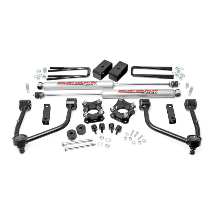 3.5" Rough Country Bolt-On Lift Kit Zawieszenia - Toyota Tundra 07-18 4WD