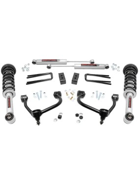 3" Rough Country Bolt-On Lift Kit - Ford F150 4WD 14-19