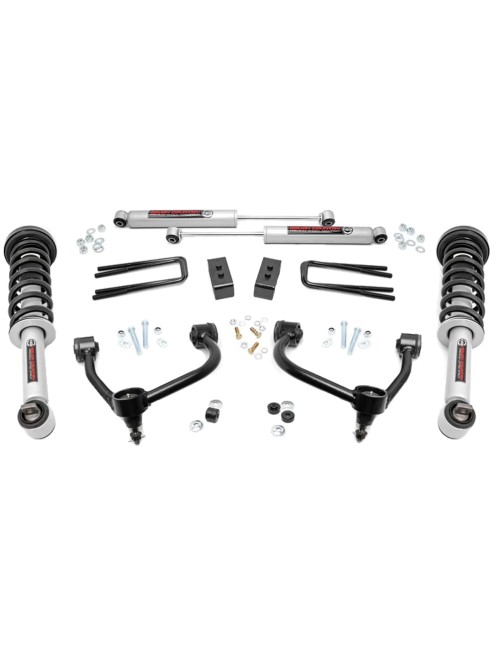 3" Rough Country Bolt-On Lift Kit - Ford F150 4WD 14-19