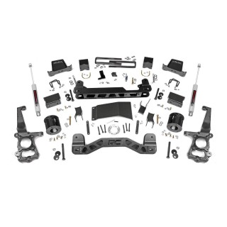 5" Rough Country Suspension Lift Kit - Ford F150 4WD 15-18
