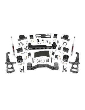 5" Rough Country Suspension Lift Kit - Ford F150 4WD 15-18