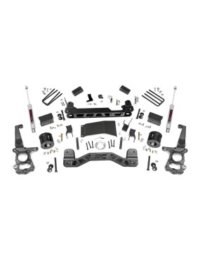4" Rough Country Suspension Lift Kit - Ford F150 4WD 15-18