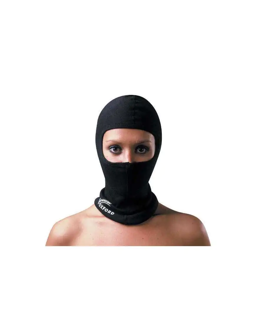 SILK BALACLAVA WITH LARGE HOLE