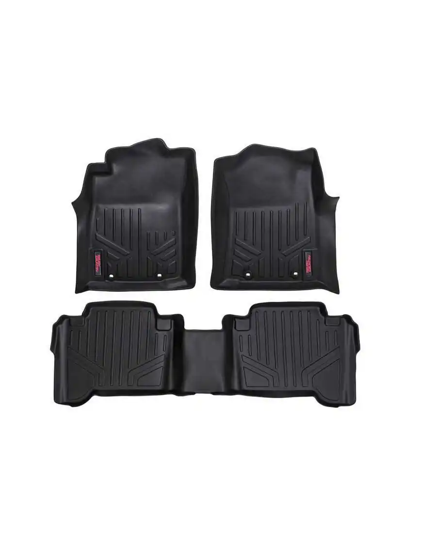 Rubber Floor Mats Rough Country Toyota Tundra 07-11