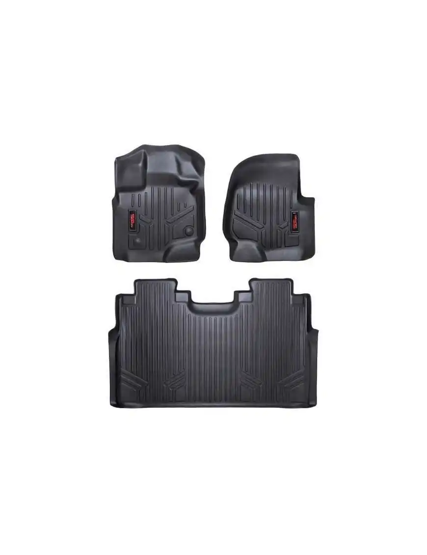 Rubber Floor Mats for Rough Country Ford F150 15-18