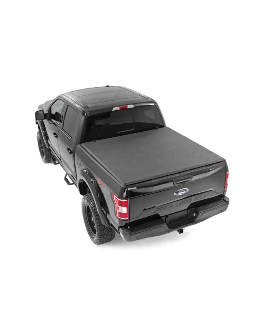 Sword Cover Cargo Box 5' 5" Tri-Fold Rough Country Ford F150 15-18