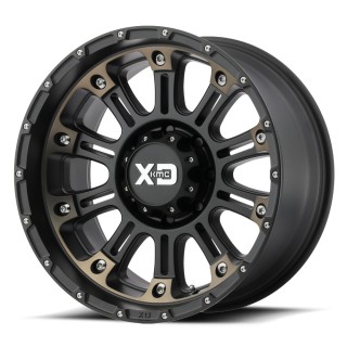 Felga Aluminiowa 10x20'' 5x127 ET-24 XD 829 HOSS II Czarny/Brąz - Jeep Wrangler JK