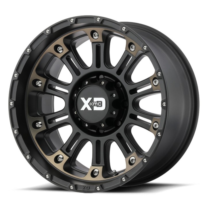 Felga Aluminiowa 10x20'' 5x127 ET-24 XD 829 HOSS II Czarny/Brąz - Jeep Wrangler JK