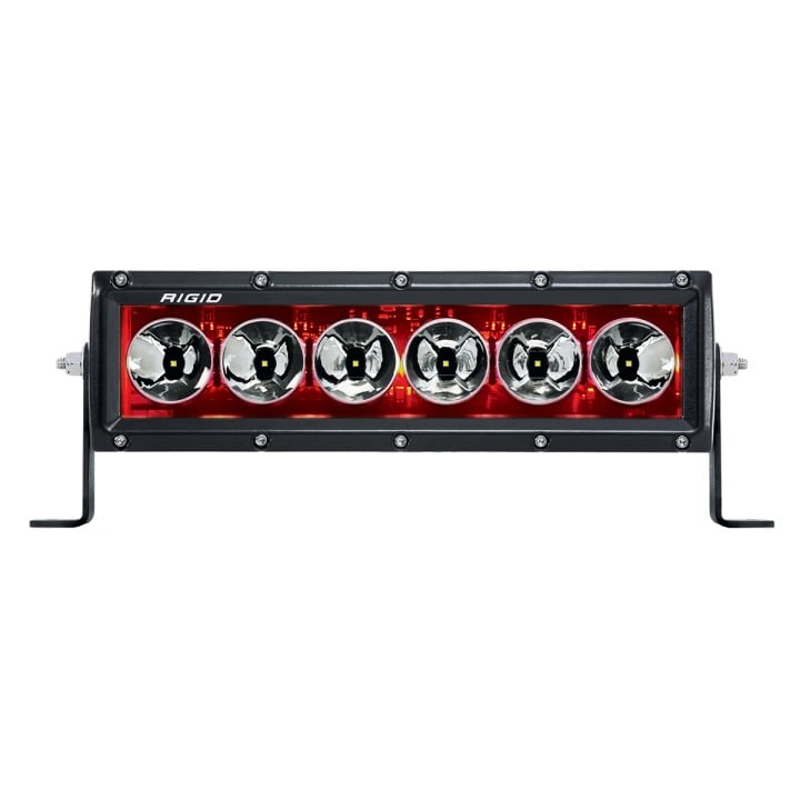 Lampa LED Radiance Plus 10" Czerwona Rigid
