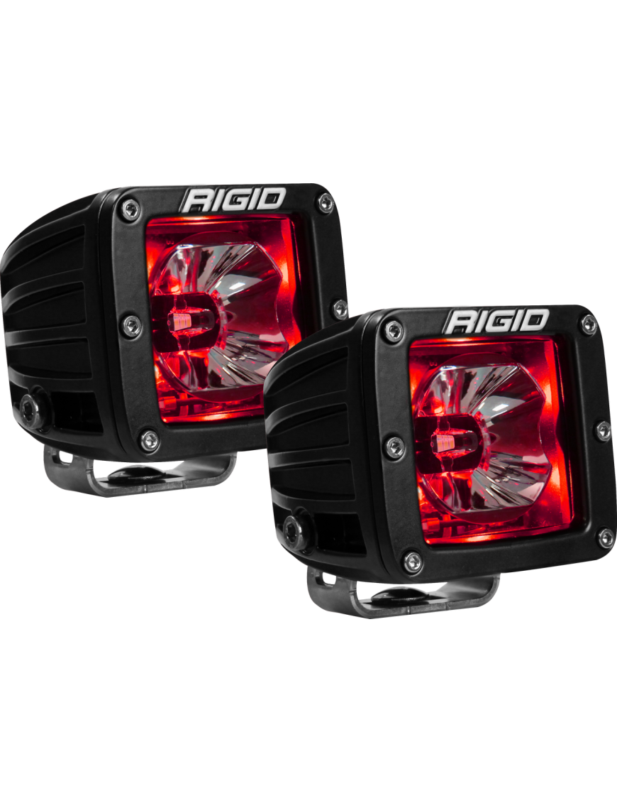 LED Radiance Pod Red Rigid Lamps