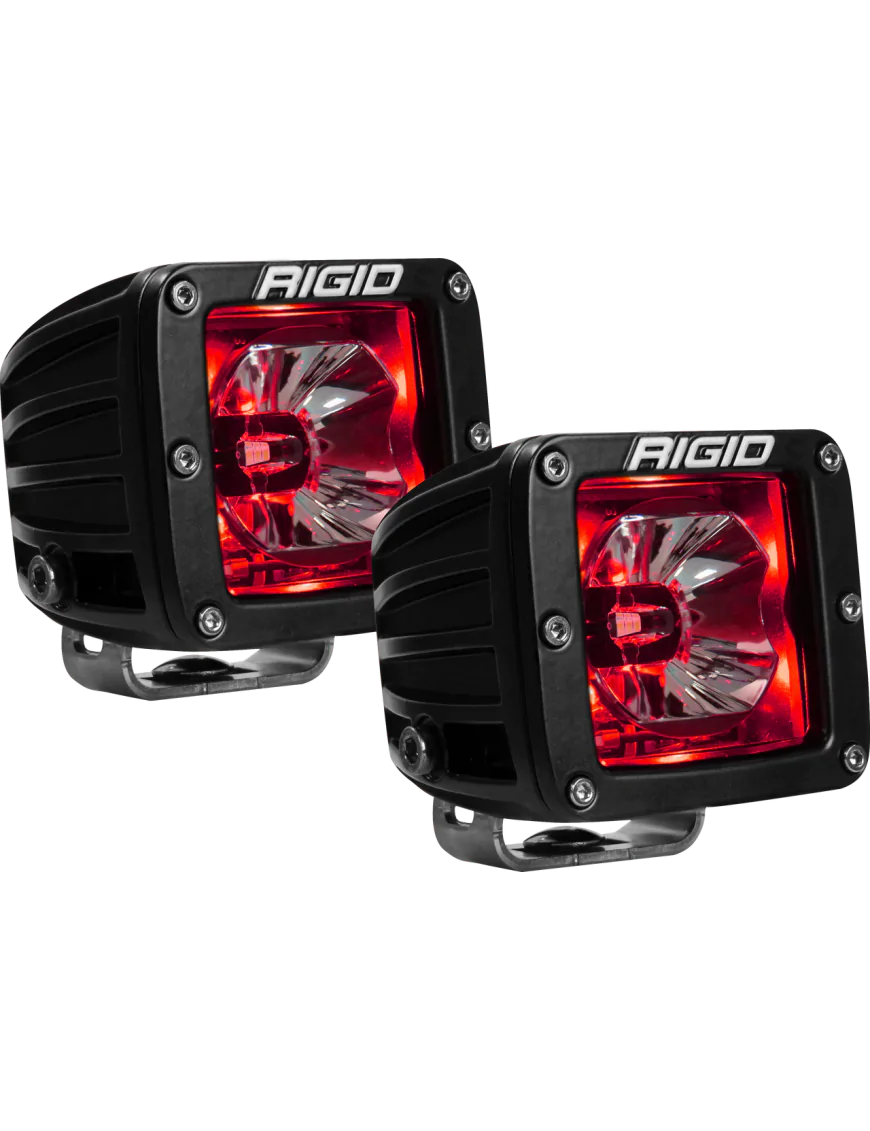 LED Radiance Pod Red Rigid Lamps