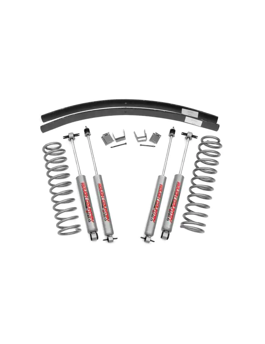 3" Rough Country Lift Kit zawieszenie - Jeep Cherokee XJ