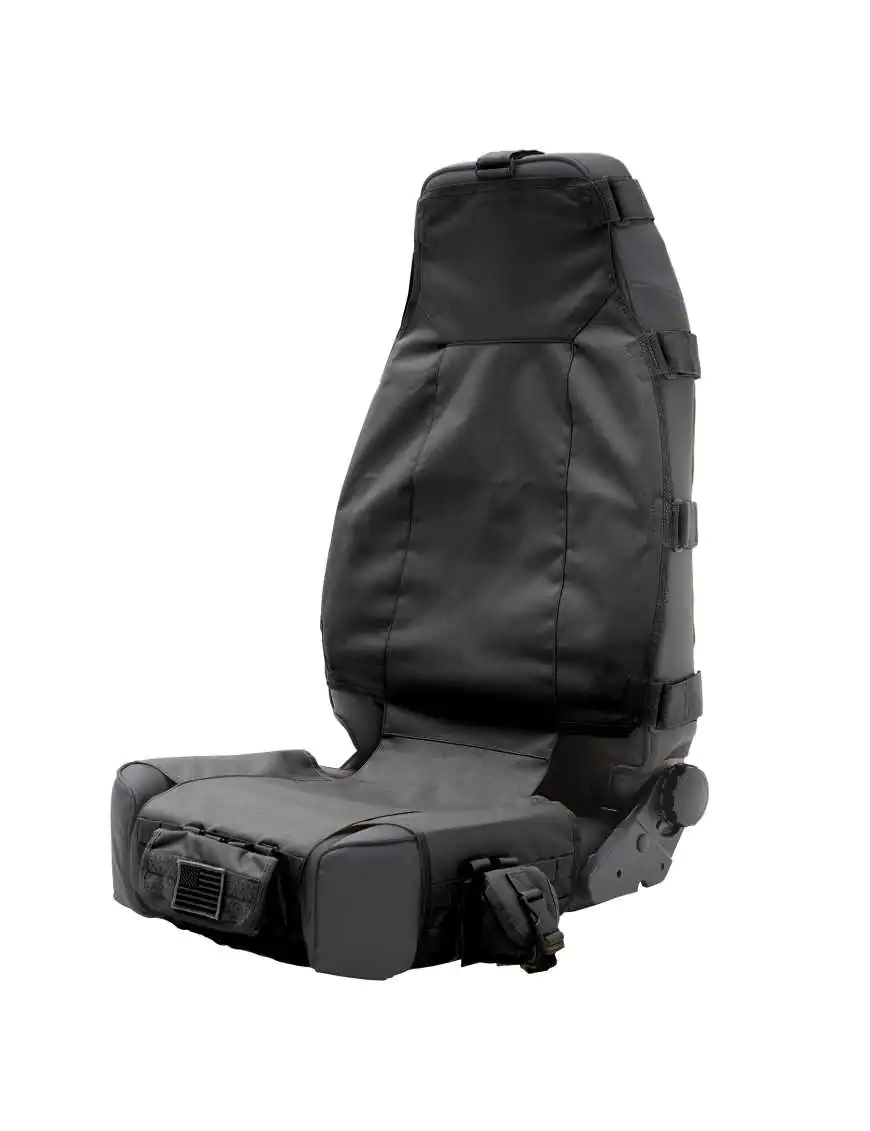 Black Front Seat Cover Smittybilt G.E.A.R. - Jeep Cherokee XJ