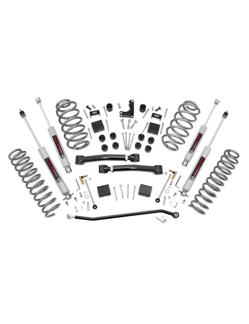 4" Rough Country Lift Kit Suspension - Jeep Grand Cherokee WJ WG