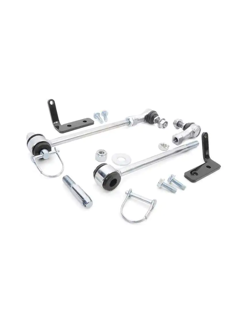 Front Disconnect Sway Bar End Links Rough Country - Lift 3.5" - 6" - Jeep Wrangler JK