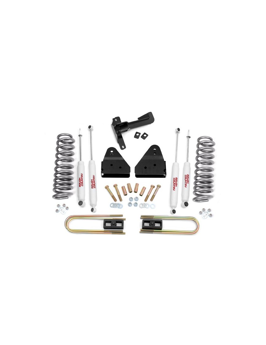 3" Rough Country Lift Kit Pro - Ford F250 4WD 08-10