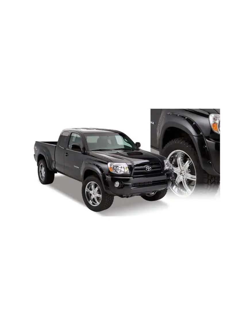 Fender Flares BUSHWACKER - Toyota Tacoma Long Bed 05-11