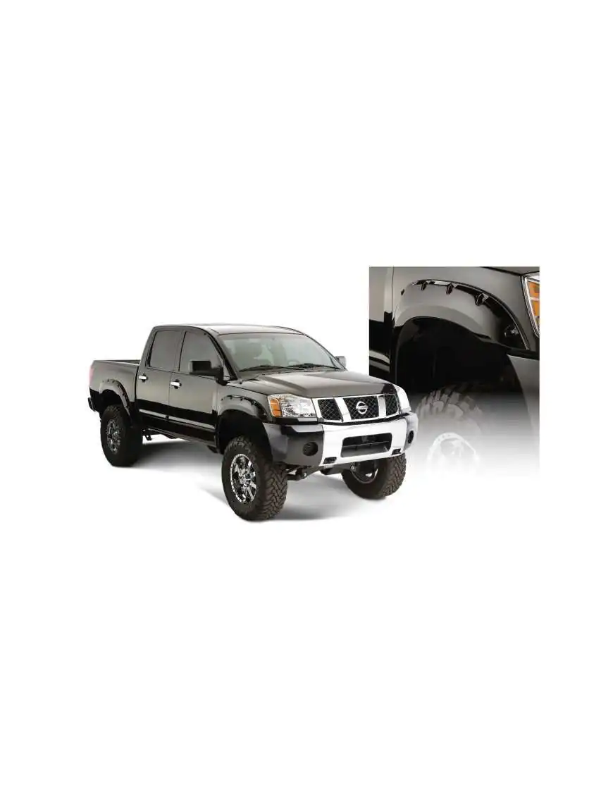 Fender Flares BUSHWACKER - Nissan Titan 04-14 with Bedside Lockbox