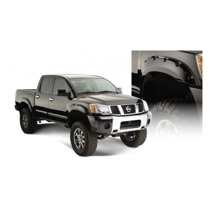 Poszerzenia nadkoli BUSHWACKER - Nissan Titan 04-14 with Bedside Lockbox