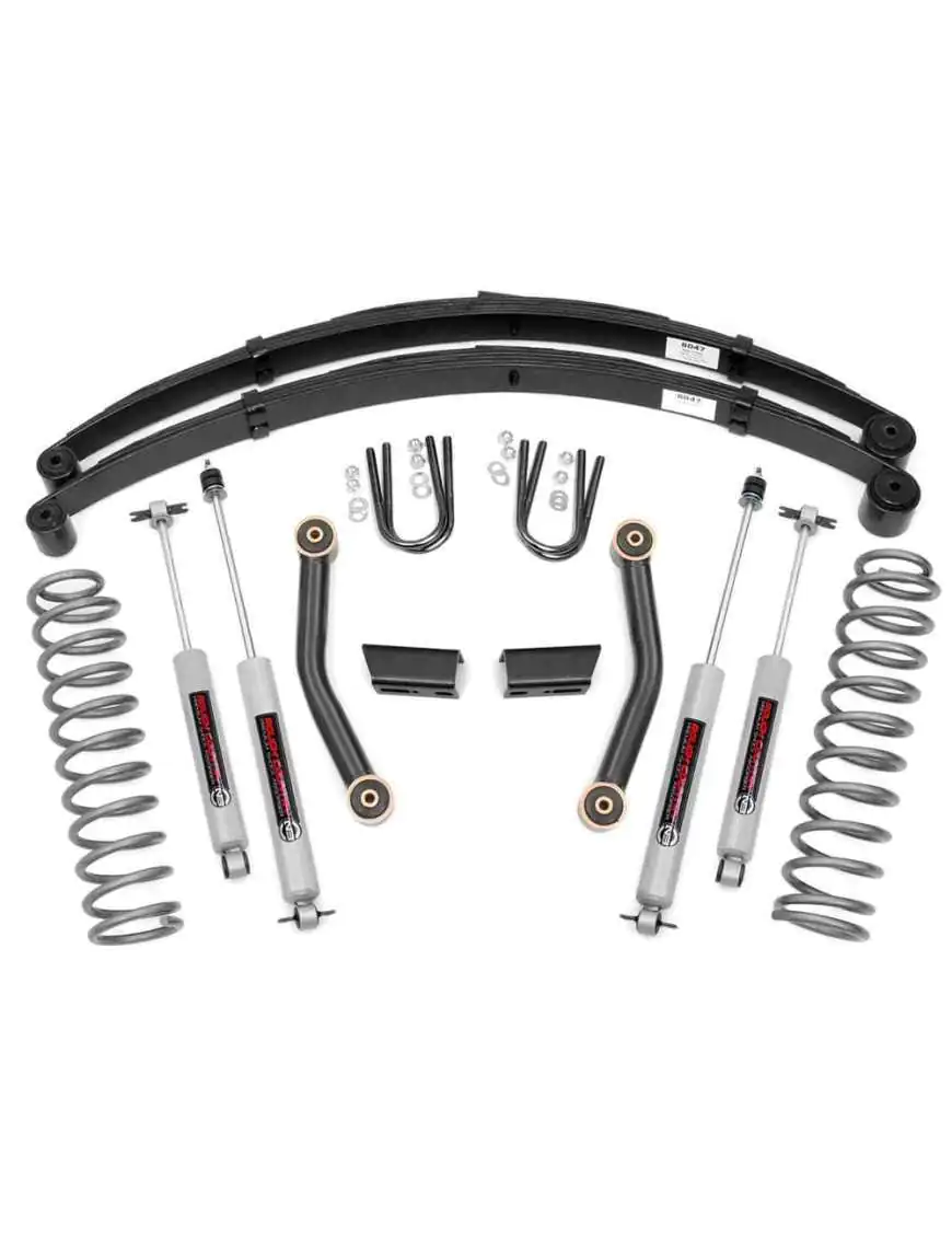 Suspension Kit Series II Lift 3" Rough Country - Jeep Cherokee XJ 84-01