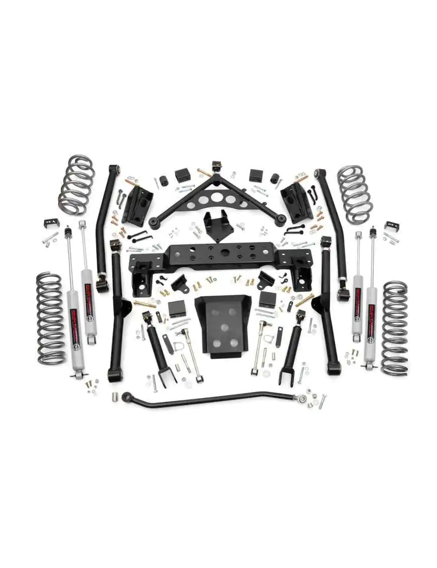 4" Rough Country Long Arm Kit Suspension - Jeep Grand Cherokee WJ WG