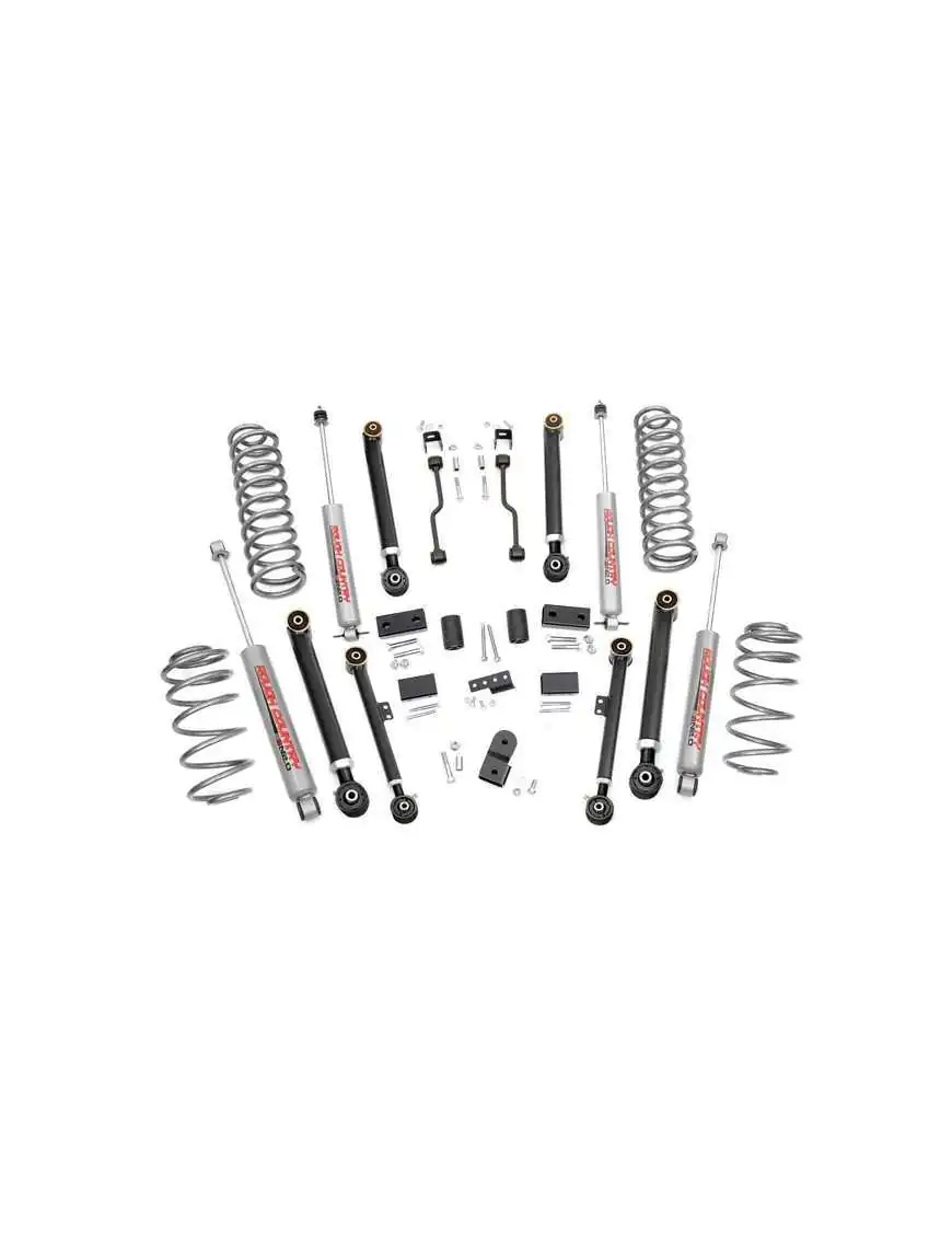 4" Rough Country X-Flex Lift Kit Suspension - Jeep Grand Cherokee ZJ