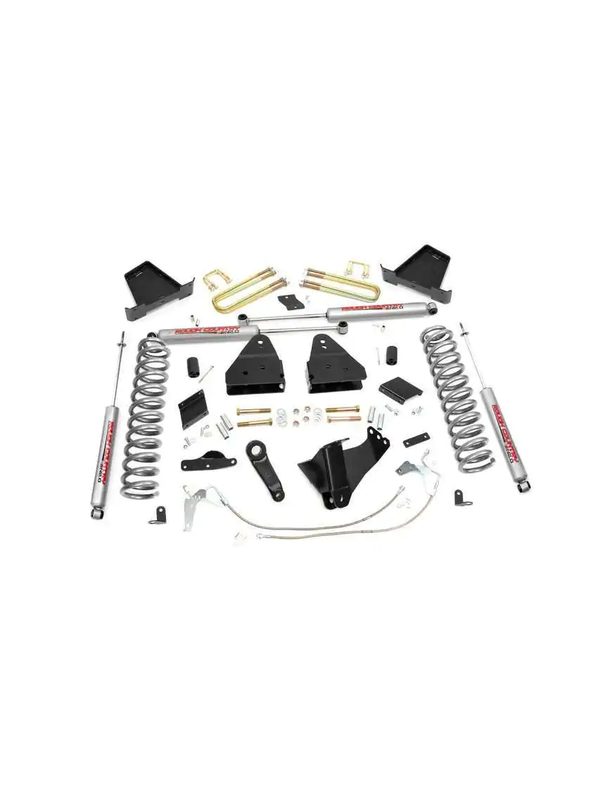 6" Rough Country Lift Kit - Ford F250 4WD 11-14