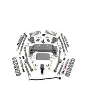 4" Long Arm Rough Country Lift Kit Suspension - Jeep Cherokee ZJ