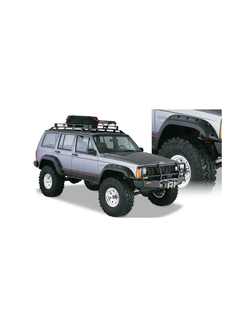 Fender Flares BUSHWACKER Cut-Out Style - Jeep Cherokee XJ 4-door