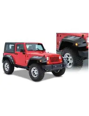 Fender Flares Front/Rear Bushwacker Pocket Style - Jeep Wrangler JL 2/4 Door