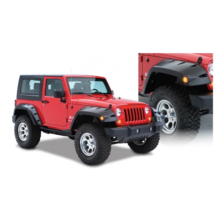 Poszerzenia Nadkoli Przód/Tył Bushwacker Pocket Style - Jeep Wrangler JL 2/4 Drzwi