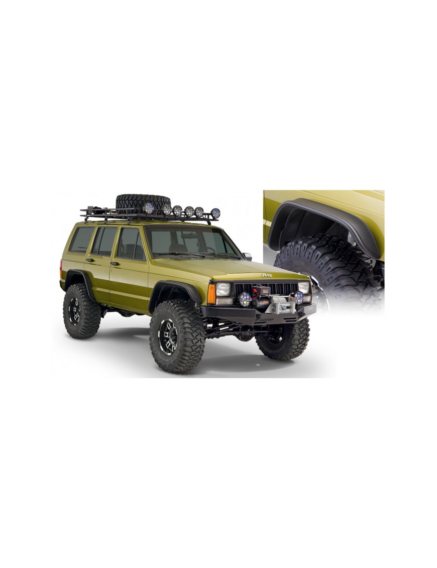 Poszerzenia nadkoli BUSHWACKER Flat Style - Jeep Cherokee XJ
