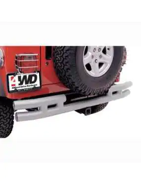 Rear Polished Tubular Bumper Smittybilt - Jeep Wrangler YJ