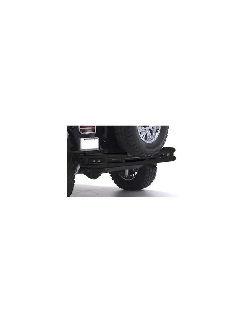 Rear Tubular Bumper SMITTYBILT Gloss Black - Jeep Wrangler JK