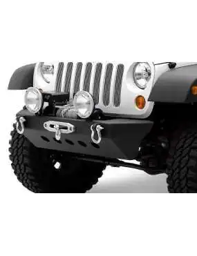 Front steel bumper with...