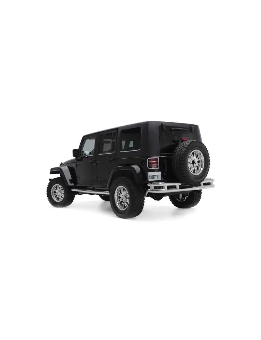 Zderzak tylny rurowy SMITTYBILT stal nierdzewna - Jeep Wrangler JK