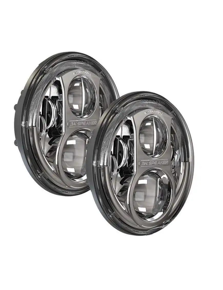 Reflektory przednie LED JW Speaker 8700 Evolution J2 Chrom - Jeep Wrangler JK