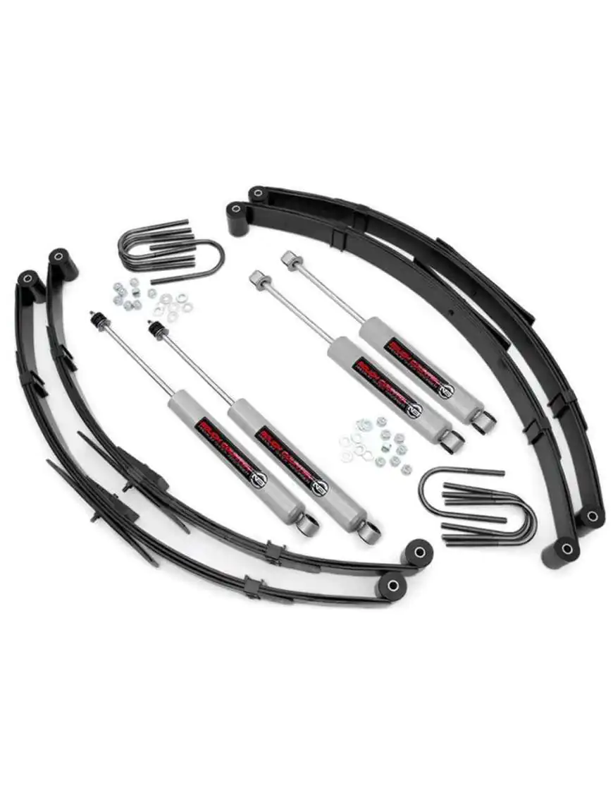 Suspension Lift Kit 2.5'' Rough Country - Jeep Wrangler YJ 87-95