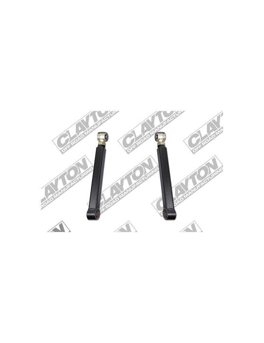 Rear Lower Adjustable Control Arms Lift 0-6.5" CLAYTON OFF ROAD - Jeep Wrangler JK