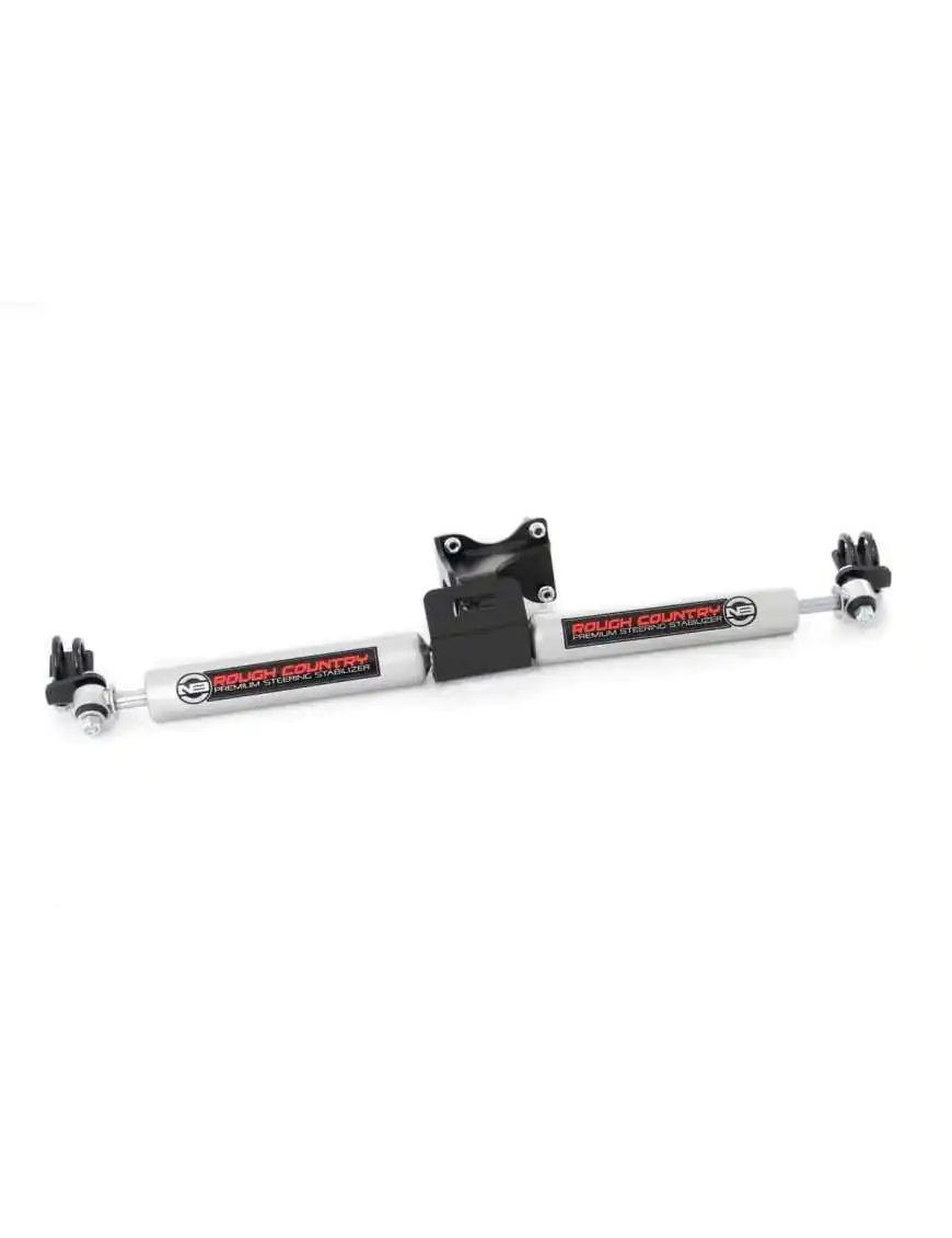 Double Steering Stabilizer N3 Rough Country - Jeep Wrangler JK