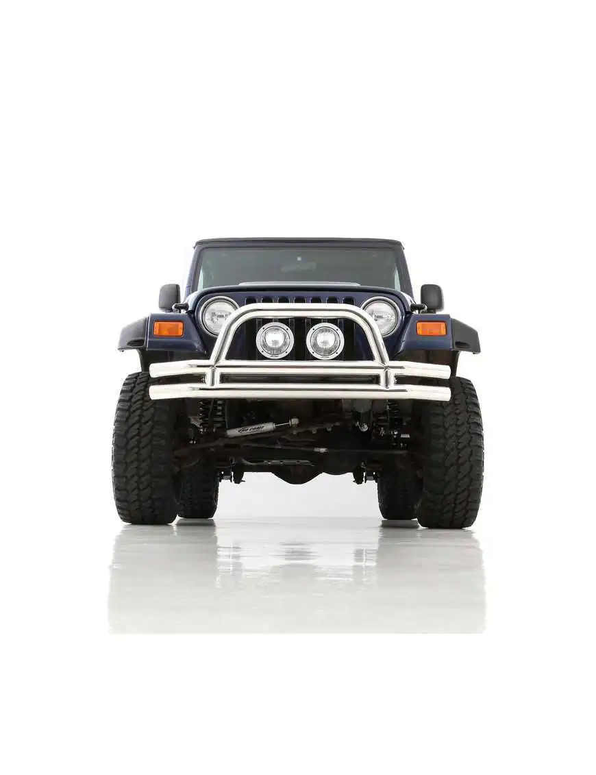 Front Tube Bumper SMITTYBILT Stainless Steel - Jeep Wrangler JK