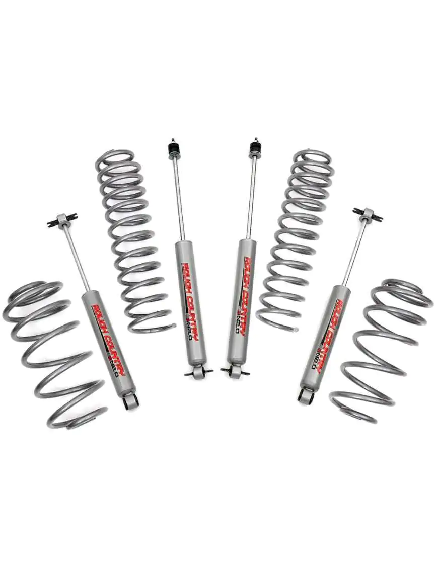 Suspension Lift Kit 2.5" Rough Country - Jeep Wrangler TJ 97-06 6 Cylinder