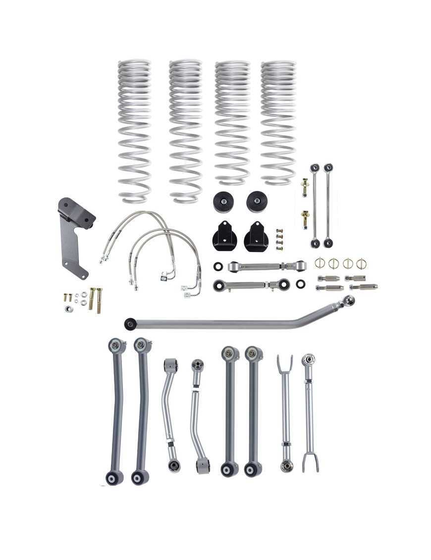 Super Flex Lift 3.5" Suspension Kit - Rubicon Express - Jeep Wrangler JK 2 Door