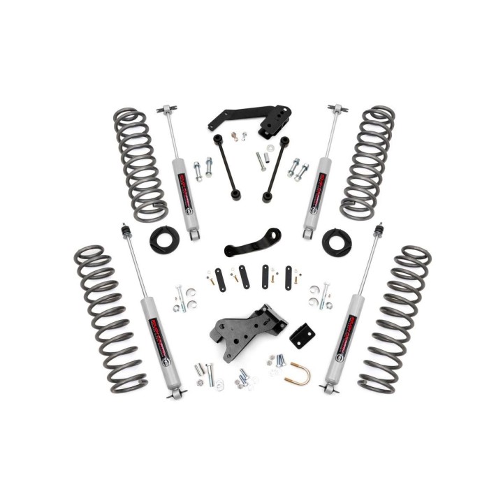 Lift Kit Zawieszenia 4" Rough Country - Jeep Wrangler JK 2 Drzwi