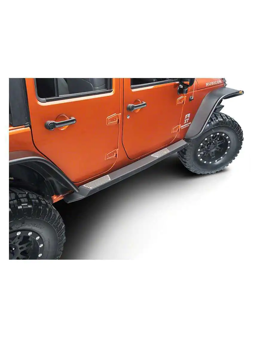 Progi, stopnie Smittybilt XRC Rock Guards - Jeep Wrangler JK 4 drzwi 07-16