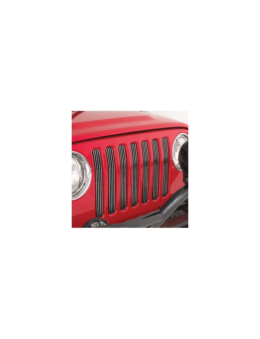 Wkładki grilla Aluminiowe Smittybilt - Jeep Wrangler TJ