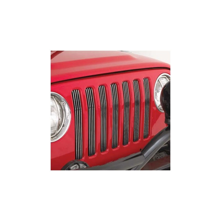 Wkładki grilla Aluminiowe Smittybilt - Jeep Wrangler TJ