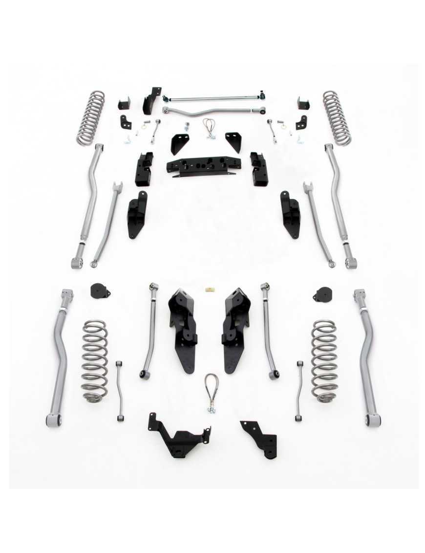3,5" Long Arm 4 Link Lift Kit RUBICON EXPRESS - Jeep Wrangler JK 4 door